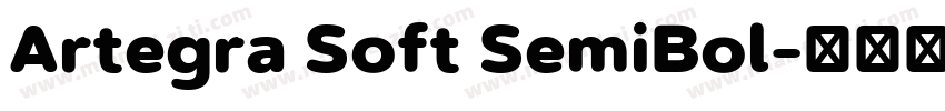 Artegra Soft SemiBol字体转换